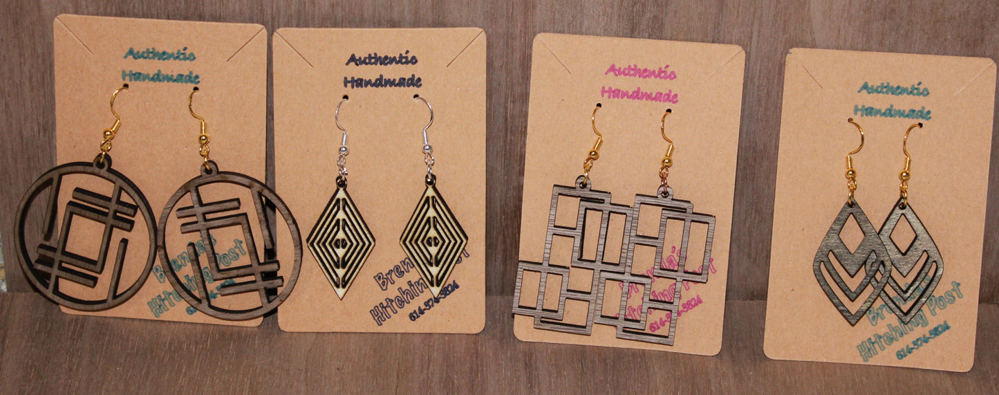 Laser-Cut Earrings