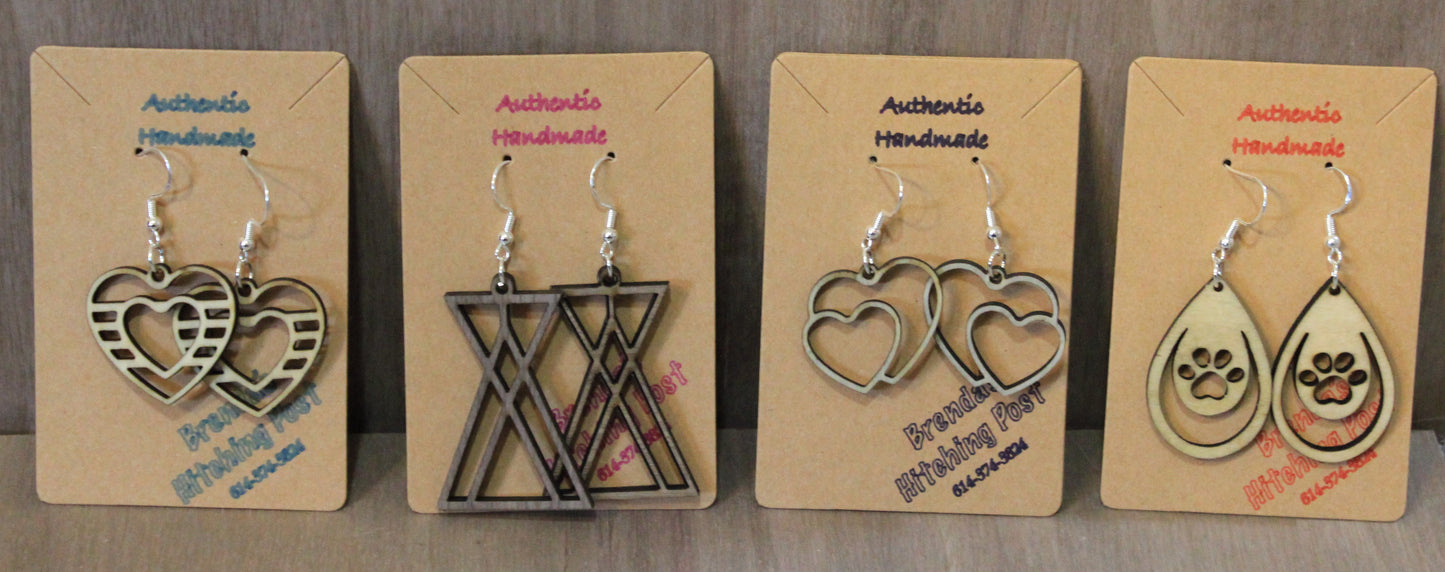 Laser-Cut Earrings