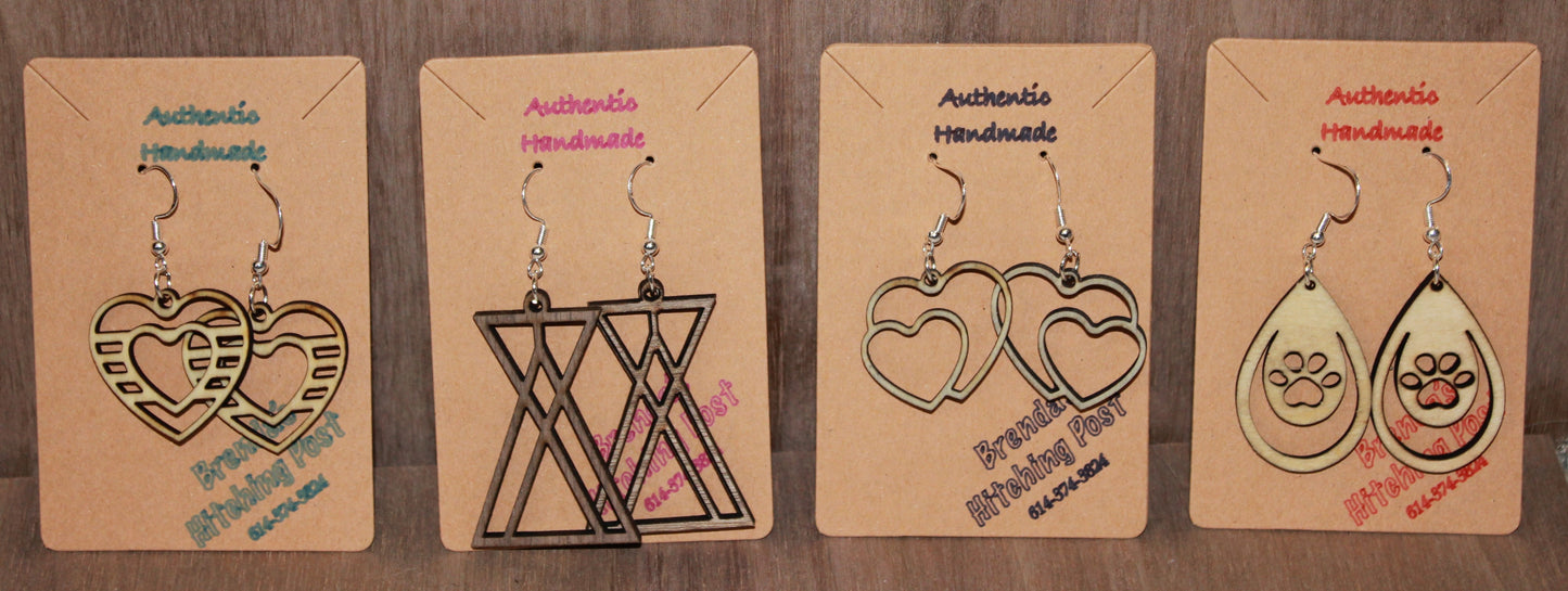 Laser-Cut Earrings